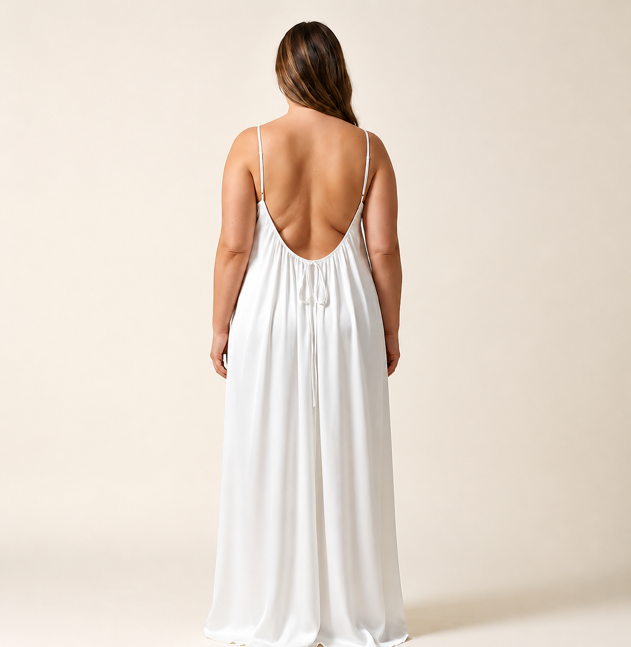 Low Backless Flow Dress